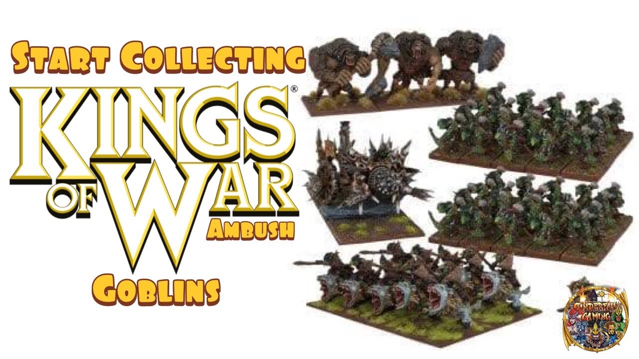 Mantic Games Kings Of War Ambush Goblin Set - 42 Miniaturen Tabletop Spiel