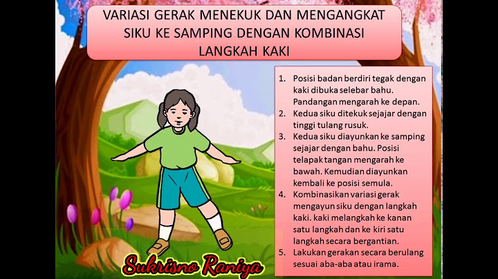 Langkah pertama dalam variasi dorongan satu lengan ke atas dengan kombinasi jalan di tempat adalah