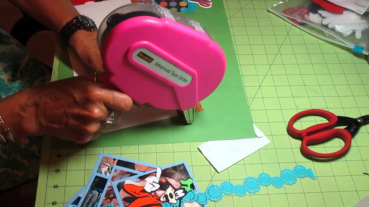 2 page 12x12 scrapbook Disney layout