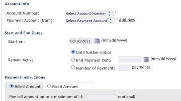 How to sign up for automatic payments