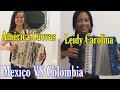 Mexicanas y Colombianas tocando el Acordeon Quien toca Mejor ?