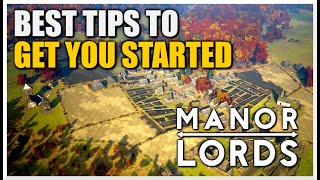 Manor Lords  BEST TIPS To Get You Started!!