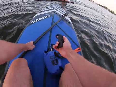 5kW 65ah Разгон и работа с пультом на sup board gladiator 12,6