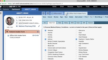 Specialty-specific patient cards | AdvancedMD