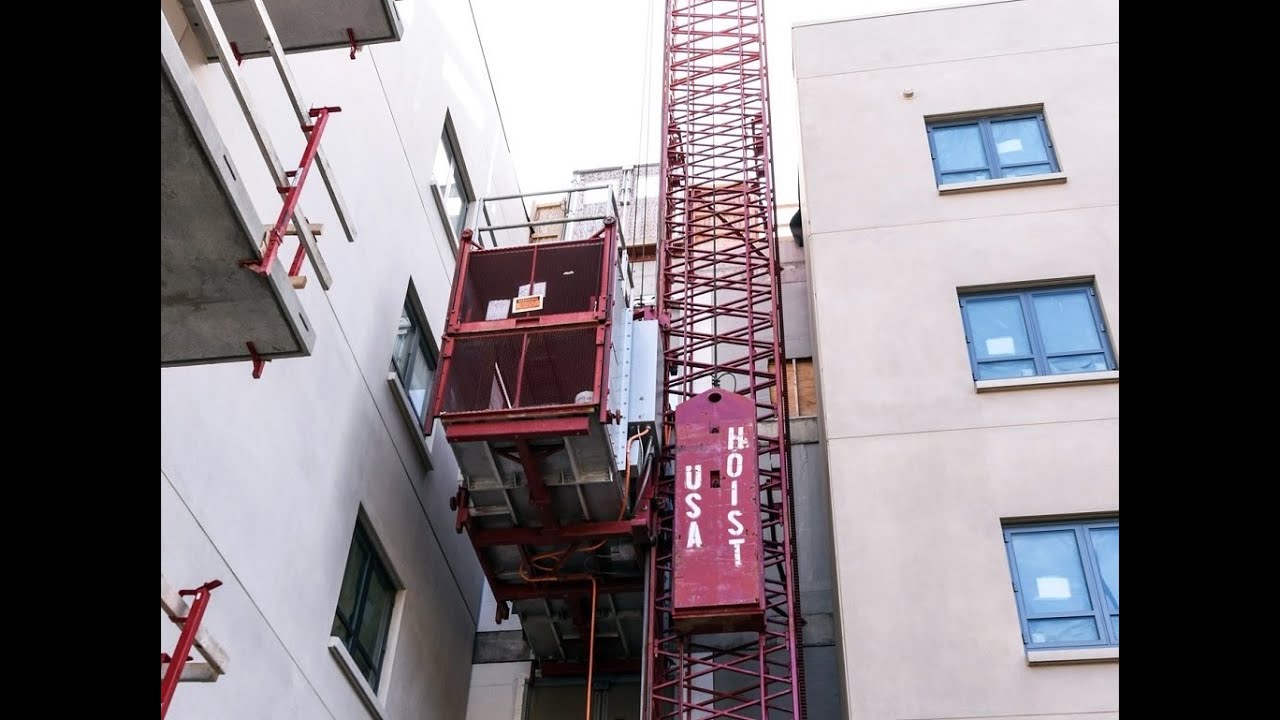 USA Model 8000 Construction Hoist FOR SALE YouTube
