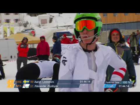 Adam Hall | Men's slalom standing 2 | World Para Alpine World Cup | Kuhtai