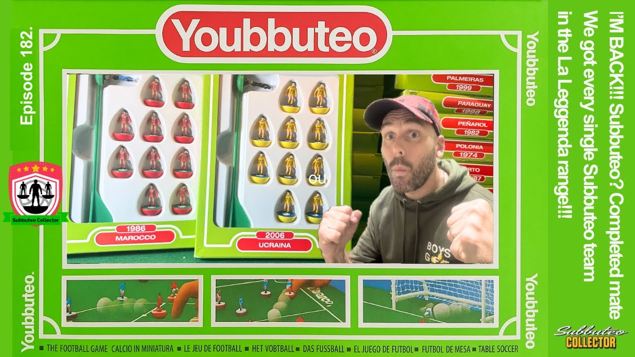 У меня есть все команды Subbuteo *. Le Legend? Завершил, приятель! Youbbuteo
