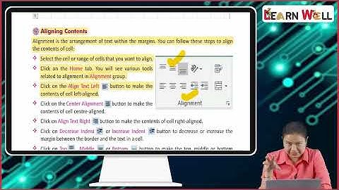 Ch 6 | Learn Well Books | Computer | Class 06 | Working with Excel | For children