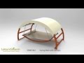 Leisure Season Swing Bed With Canopy