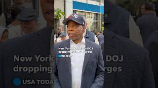 New Yorkers react to DOJ dropping Adams' charges #shorts