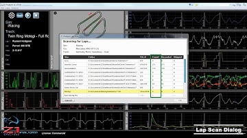 Z1 Analyzer Lap Scan Dialog