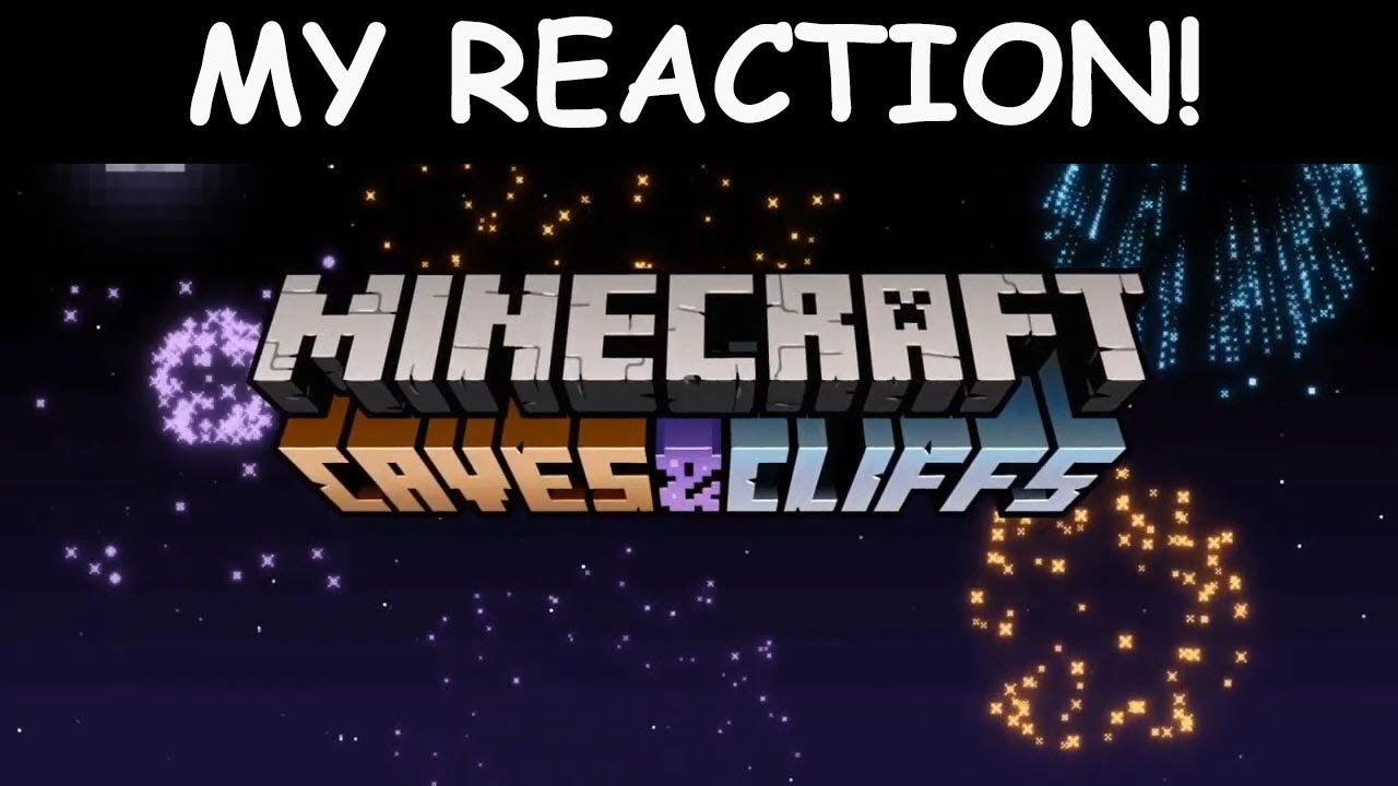 My Reaction to The New Minecraft Caves and Cliffs Update!! - YouTube