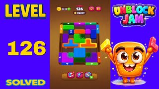 Unblock Jam Level 126 Walkthrough Solution
