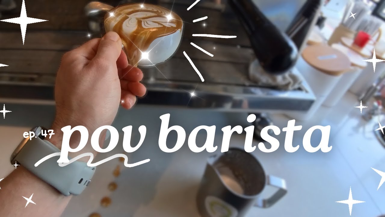 POV- chill barista day [ASMR]
