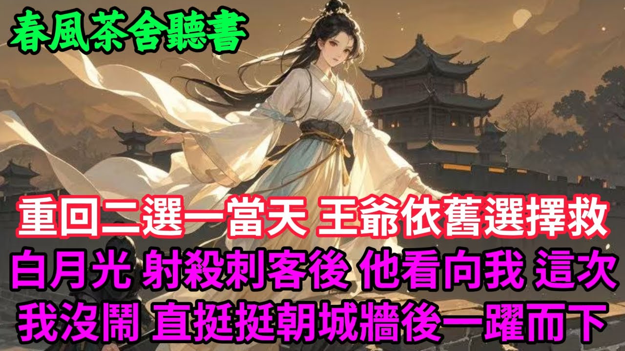 【完結爽文】.重回二選一當天，王爺依舊選擇救白月光，射殺刺客後，他看向我，這次我沒鬧，直挺挺朝城牆後一躍而下...#小説 #原創  #古言 #完結#爽文