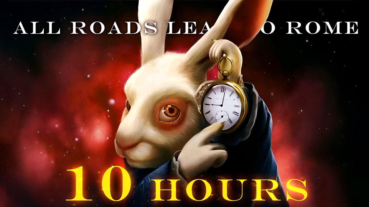 Rabbit Pointing at Clock 10 HOURS | White Rabbit Holding Clock 10 Hours Meme