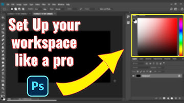 Set up your workspace like a Professional in Photoshop || Photoshop Crash Course