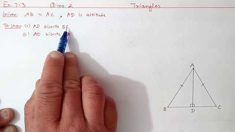 Chapter:7 Ex.7.3 (Q.2) Triangles | Ncert Maths Class 9 | Cbse.