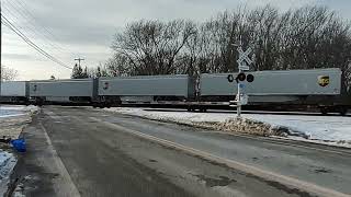 (Train meet?) CSX I017 heads west 2/01/22