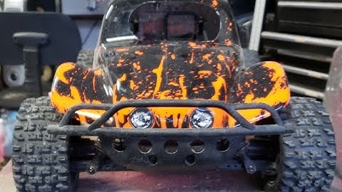 Traxxas Slash 4x4 VXL Gopro mount testing