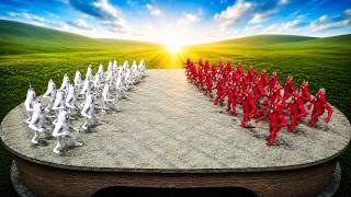 White Army Vs Red Army Battle In Garrys Mod Epic Npc War Simulation