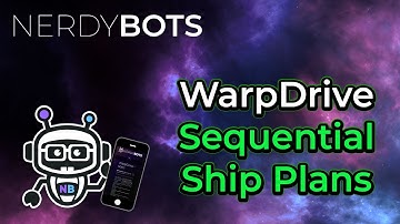 WarpDrive Sequential Ship Plans - FREE Star Trek Fleet Command (STFC) Bot - Control from your phone!