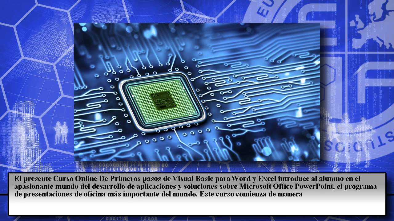 Curso Primeros Pasos Visual Basic Word Excel - Cursos Online - YouTube