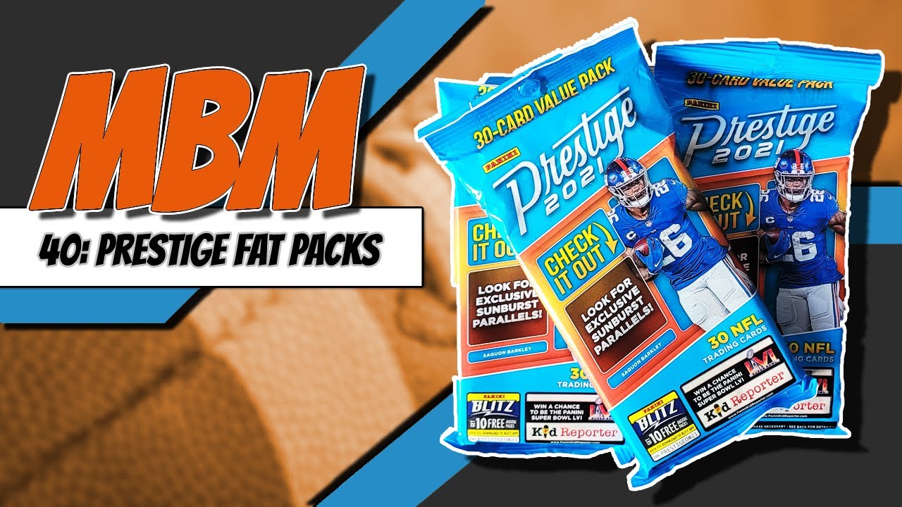 2021 Prestige Football Value Fat Packs. Set update