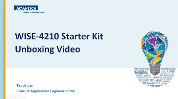 Tutorial: WISE4210 Starter Kits Project; Send AI Data to WebAccess through WISE-4210-AP; Unboxing