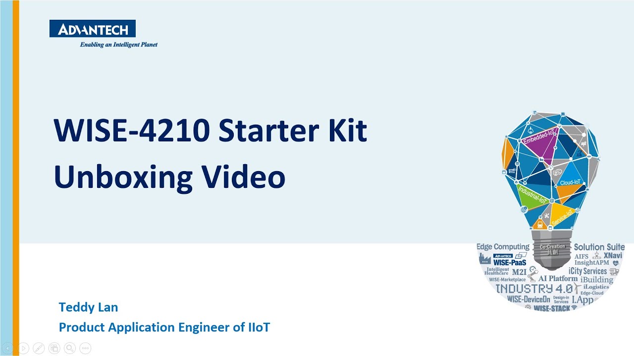 Tutorial: WISE4210 Starter Kits Project; Send AI Data to WebAccess through WISE-4210-AP; Unboxing