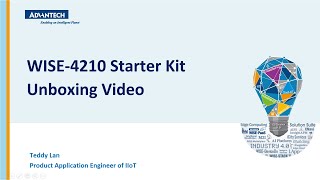 Tutorial Wise4210 Starter Kits Project Send Ai Data To Webaccess Through Wise-4210-Ap Unboxing