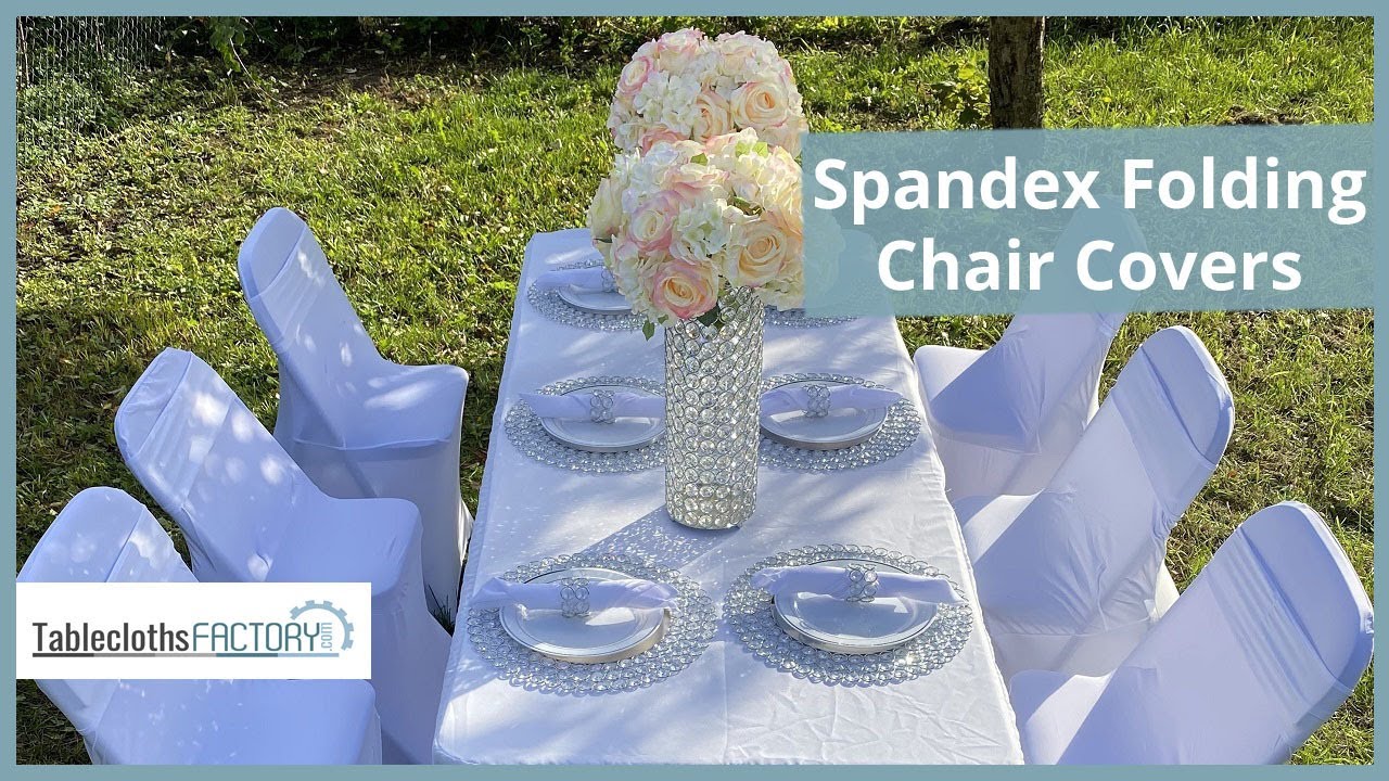 Spandex Folding Chair Covers, Chair Decor