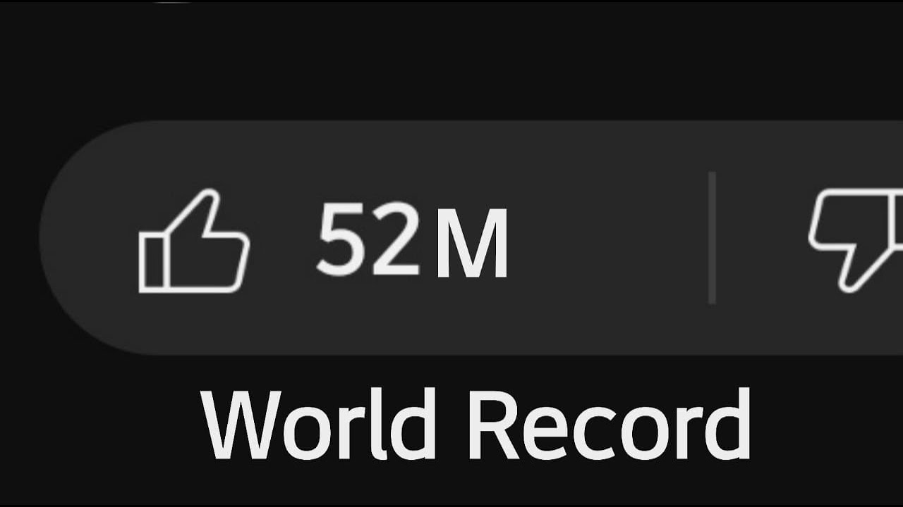 The World's Most Liked Video On Youtube YouTube