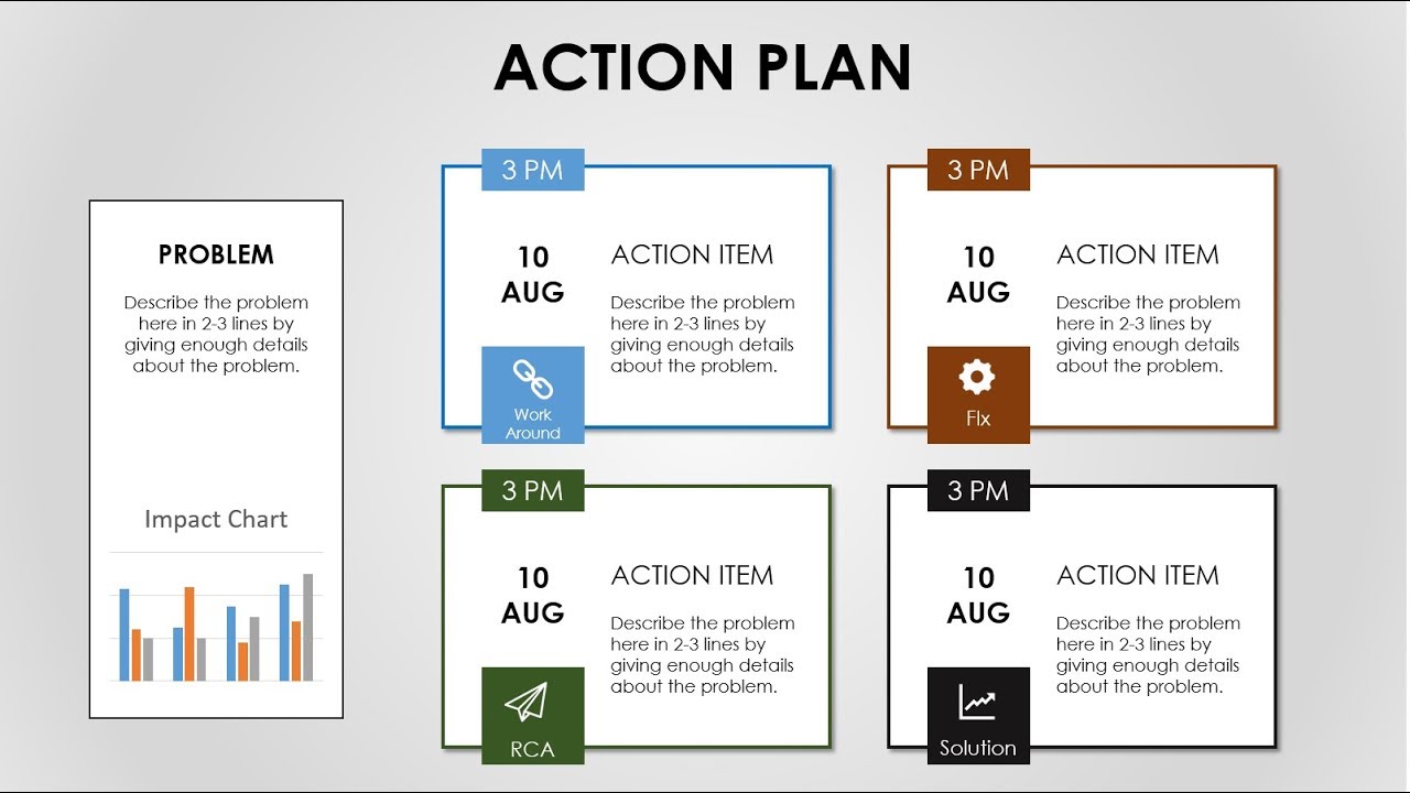 how to make an action plan for a presentation