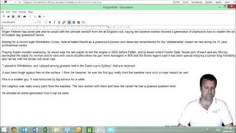Dragon Audio Transcription Voice to Text Demo