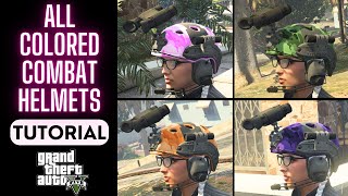 How to get *ALL COLORED THERMAL COMBAT HELMETS* | GTA 5 Online