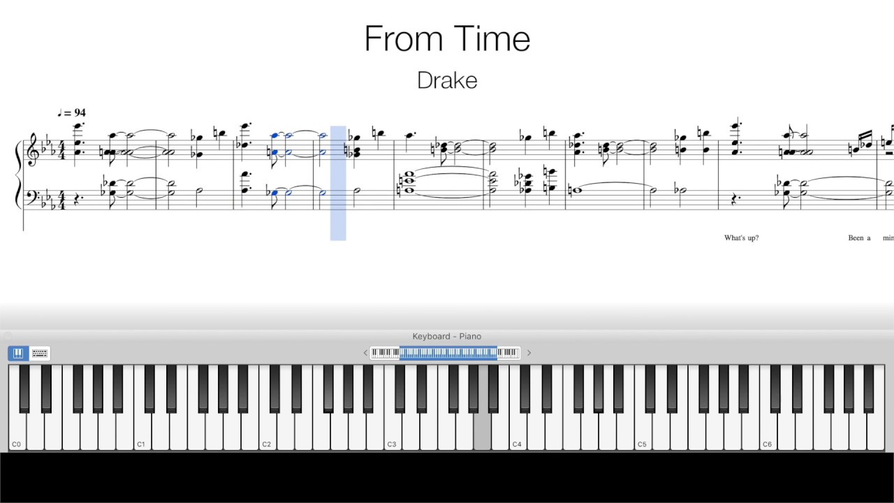 From Time Drake Piano Tutorial - YouTube