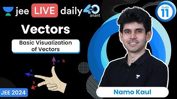 Vectors L1 | Basic Visualization of Vectors | #jee2024 #jee2025 #jeephysics #namokaul