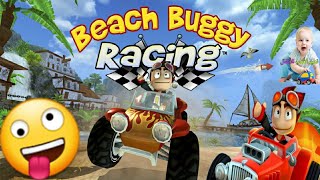 لعبة سباق العربات على الشاطئ 🌊 Beach Buggy Racing 🚘 لا تفوتك روعة 📲شارك لأصدقاءك screenshot 4