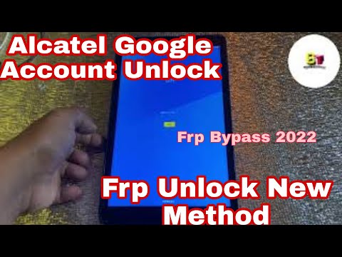 ALCATEL TABLET 1T10 model 8082 /GOOGLE ACCOUNT FRP BYPASS /2022