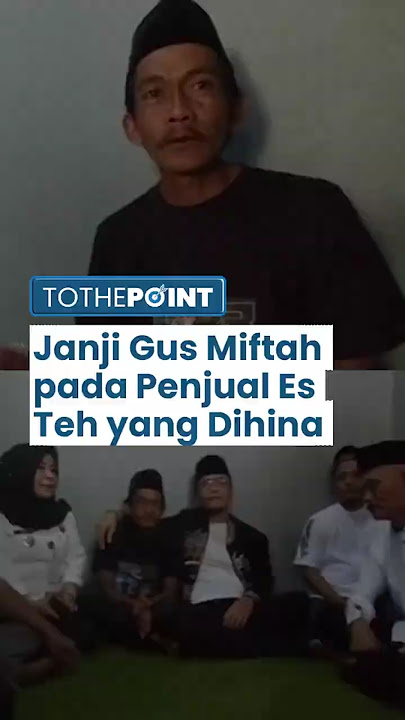 Gus Miftah Janjikan 2 Hal saat Minta Maaf pada Penjual Es Teh yang Diolok-olok, akan Gelar Pengajian