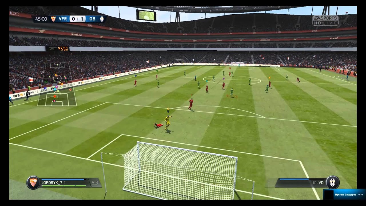 Карьера футболиста в FIFA 16 часть 8 - Игра на отлично - YouTube