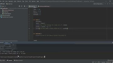 Final Project- Bakery Cashier Calculator- for CS106A Stamford University Course