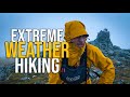 Hiking in a Storm - Brutal Wind on a Scottish Mountain