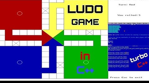 ludo game in c++||using turbo c++||#ludogame#c++#animation#graphics