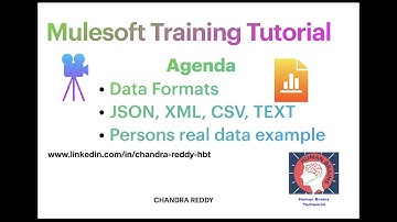 P1-S3|#Mulesoft Tutorial for beginners| Data formats|JSON XML CSV