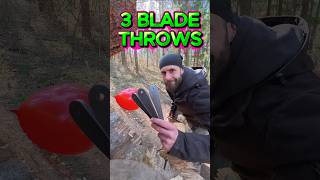 3 TYPES OF BLADE THROWS #martialarts #knifethrowing #training #tips