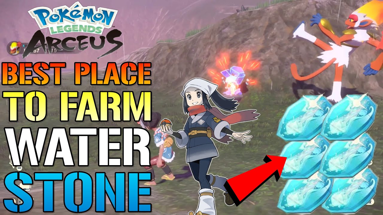 Pokémon Legends: Arceus: Where To Find Water Stones