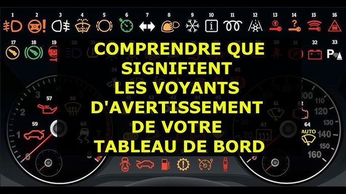 les voyants ( les témoins ) de tableau de bord de voiture / شنو ...