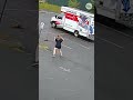 Surveillance video shows aggressive unknown animal attack